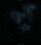 Night Sky Blue Nebula 1.0 by Peristrophe