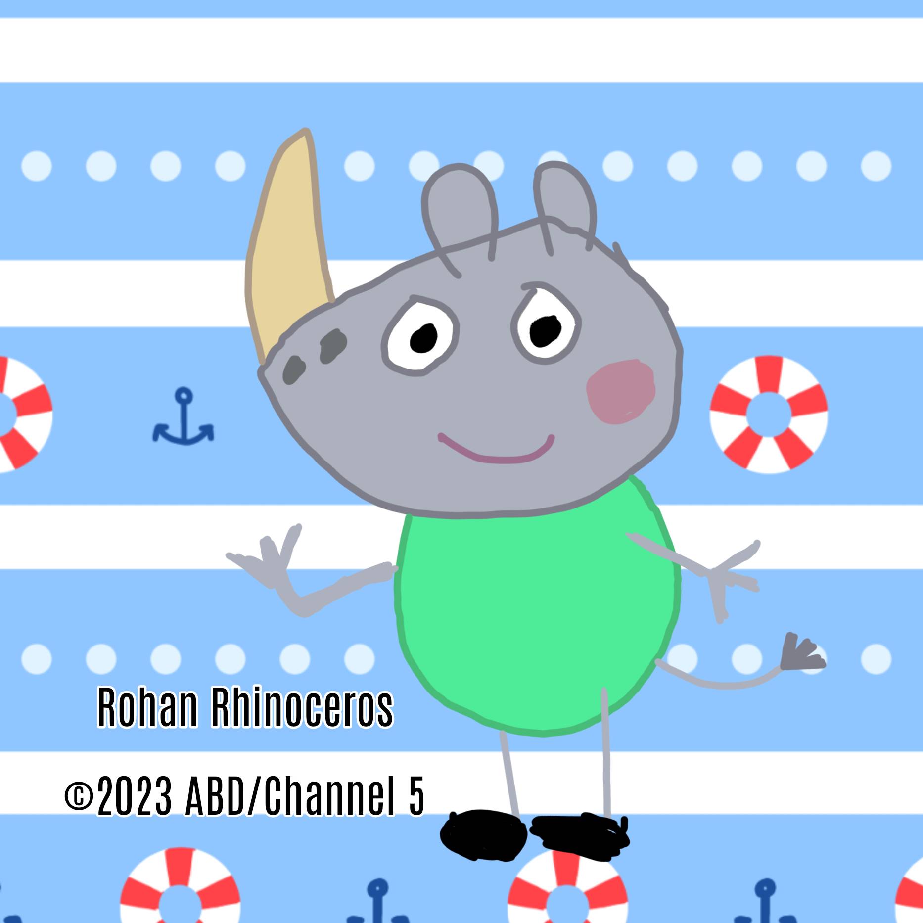 Peppa X Rohan Rohan Rhinoceros in Ibis Paint Style by PieraPigandFriends on DeviantArt