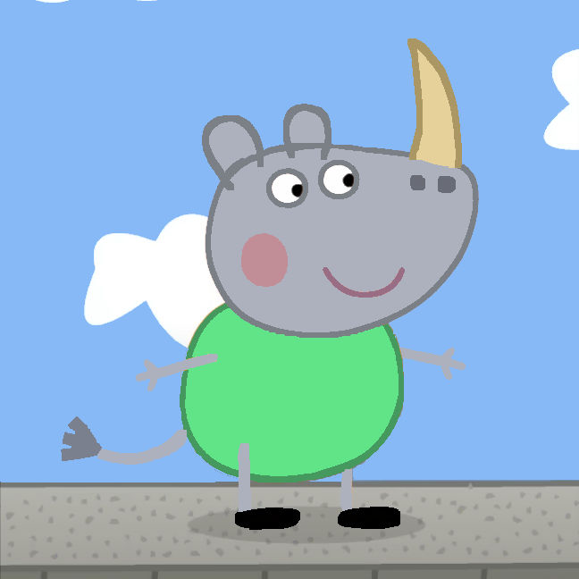 Peppa X Rohan Redesigned Rohan Rhinoceros by PieraPigandFriends on DeviantArt