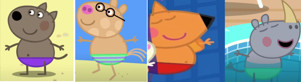 Danny, Pedro, Rohan and Freddy in Swimtrunks by PieraPigandFriends on ...