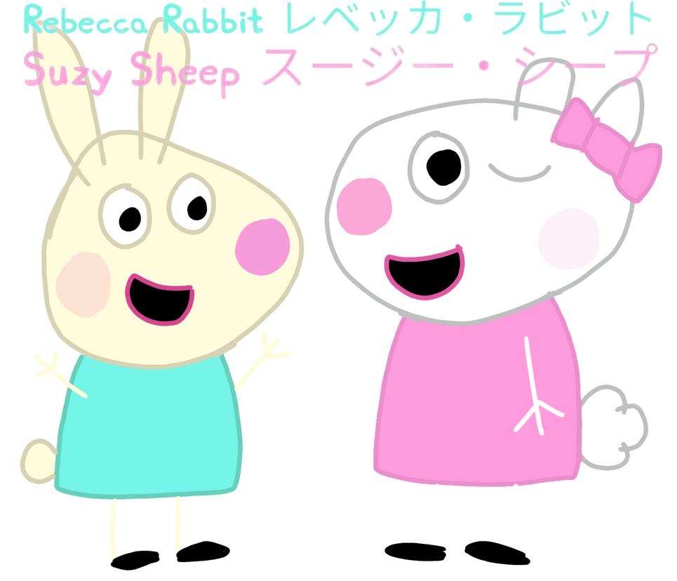 Rebecca Rabbit and Suzy Sheep in Ibis Paint X by PieraPigandFriends on ...