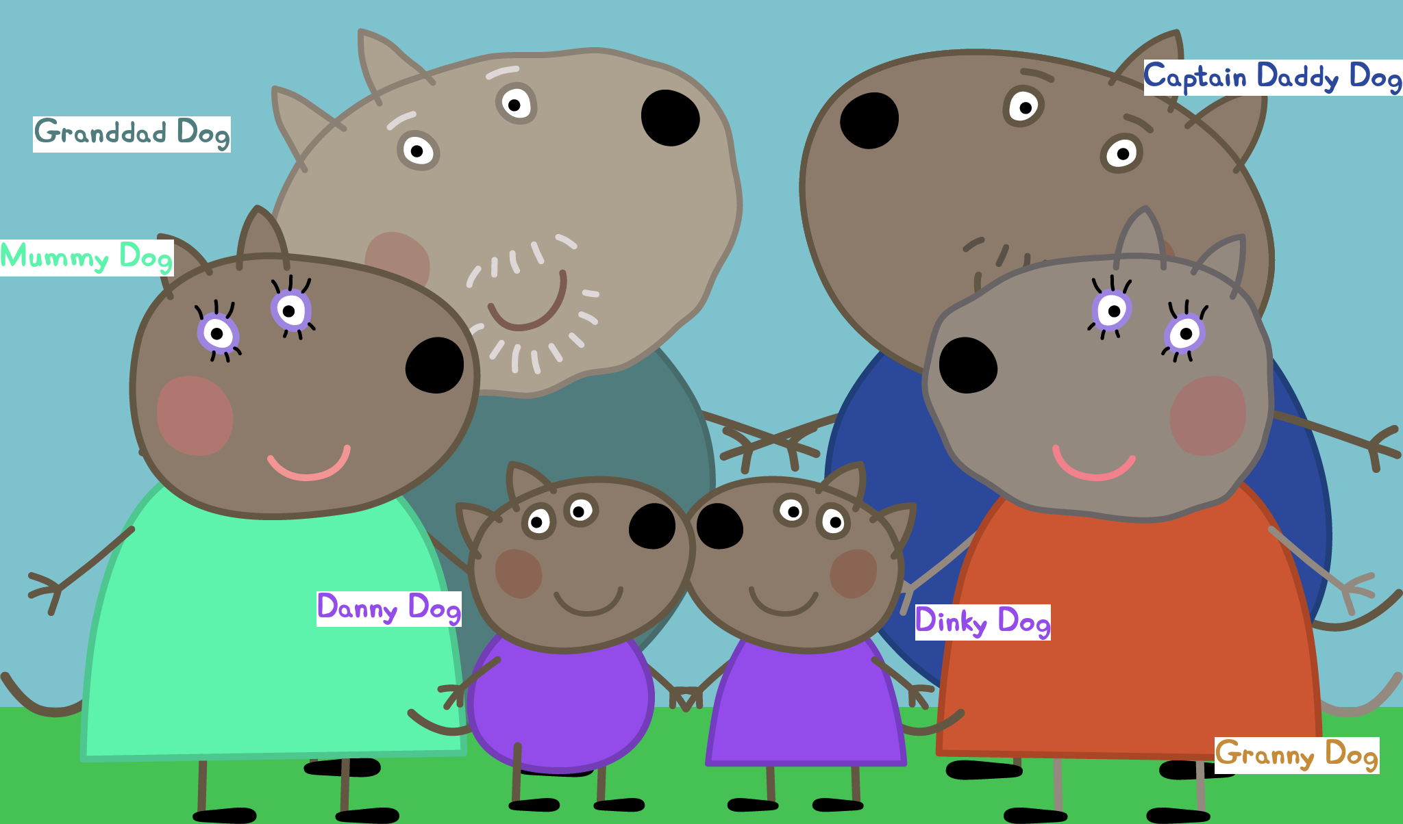 Peppa Pig The Dog Family By PieraPigandFriends On DeviantArt peppa-pig-the-dog-family-by-pierapigandfriends-on-deviantart