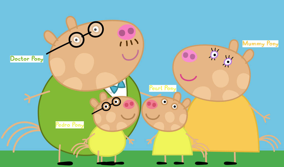 Peppa Pig The Pony Family By PieraPigandFriends On DeviantArt peppa-pig-the-pony-family-by-pierapigandfriends-on-deviantart