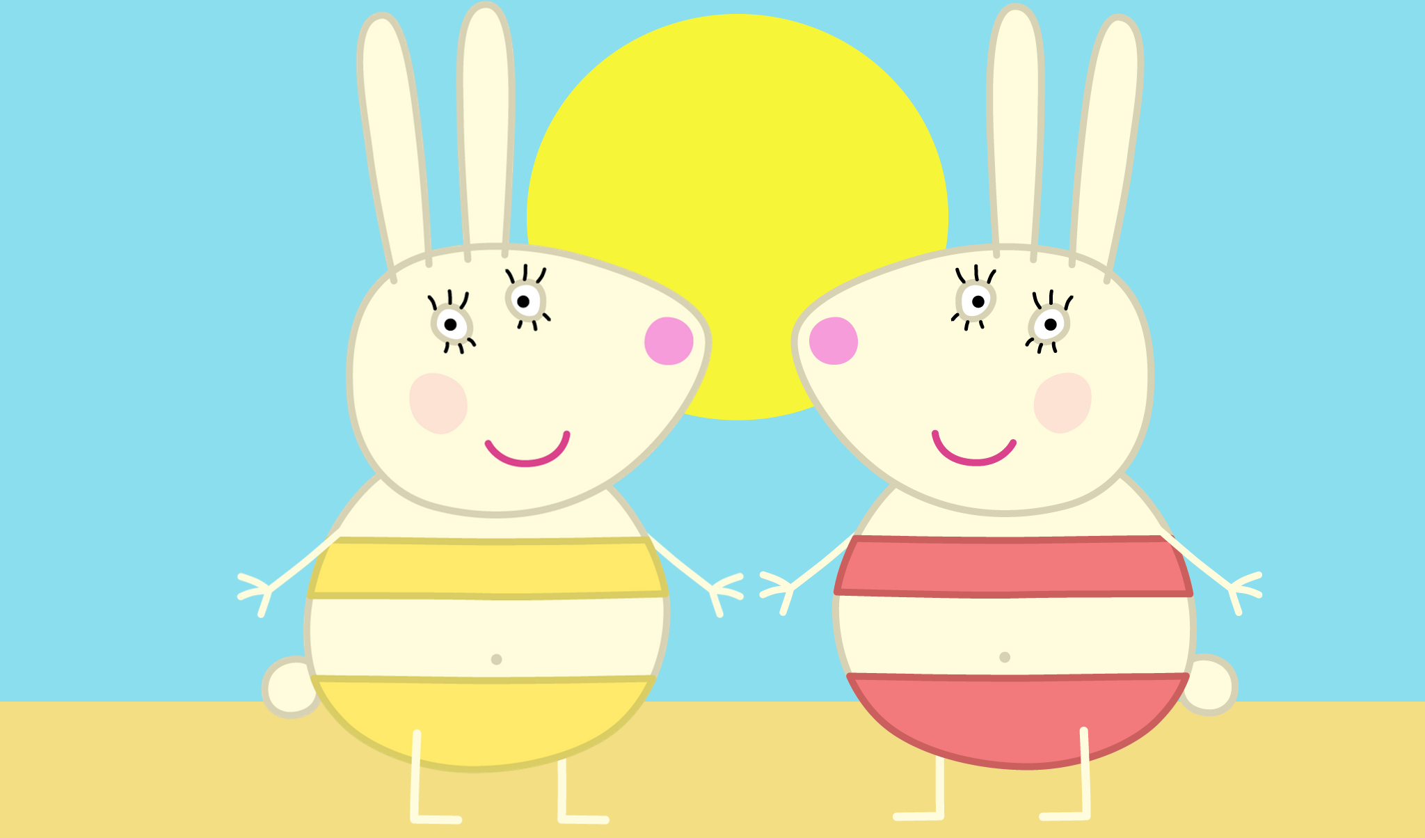 Mummy Catching Rabbit Mummy and Miss Rabbit's Day at the Beach by PieraPigandFriends on ...