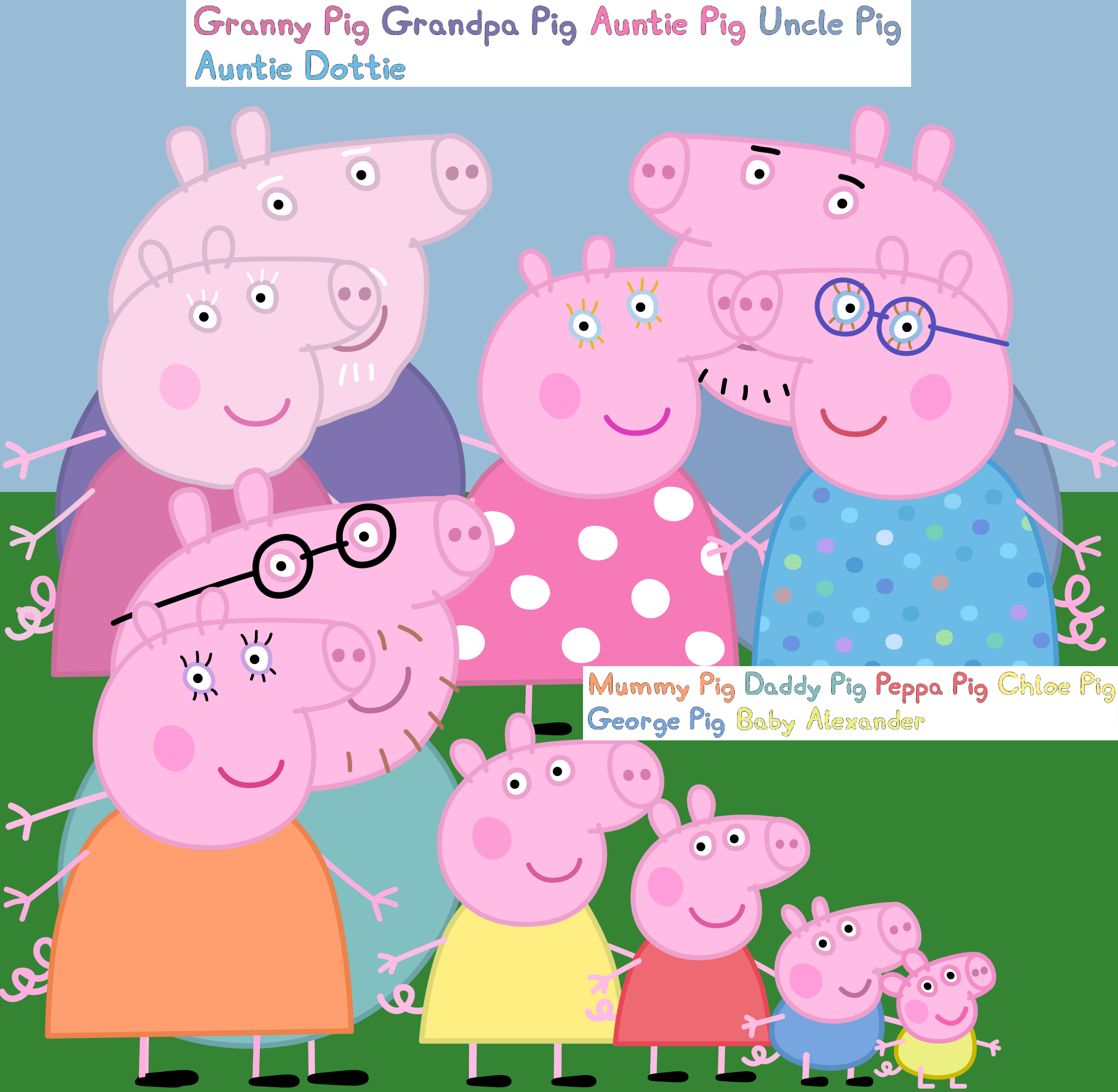 Peppa Pig The Pig Family By PieraPigandFriends On DeviantArt peppa-pig-the-pig-family-by-pierapigandfriends-on-deviantart