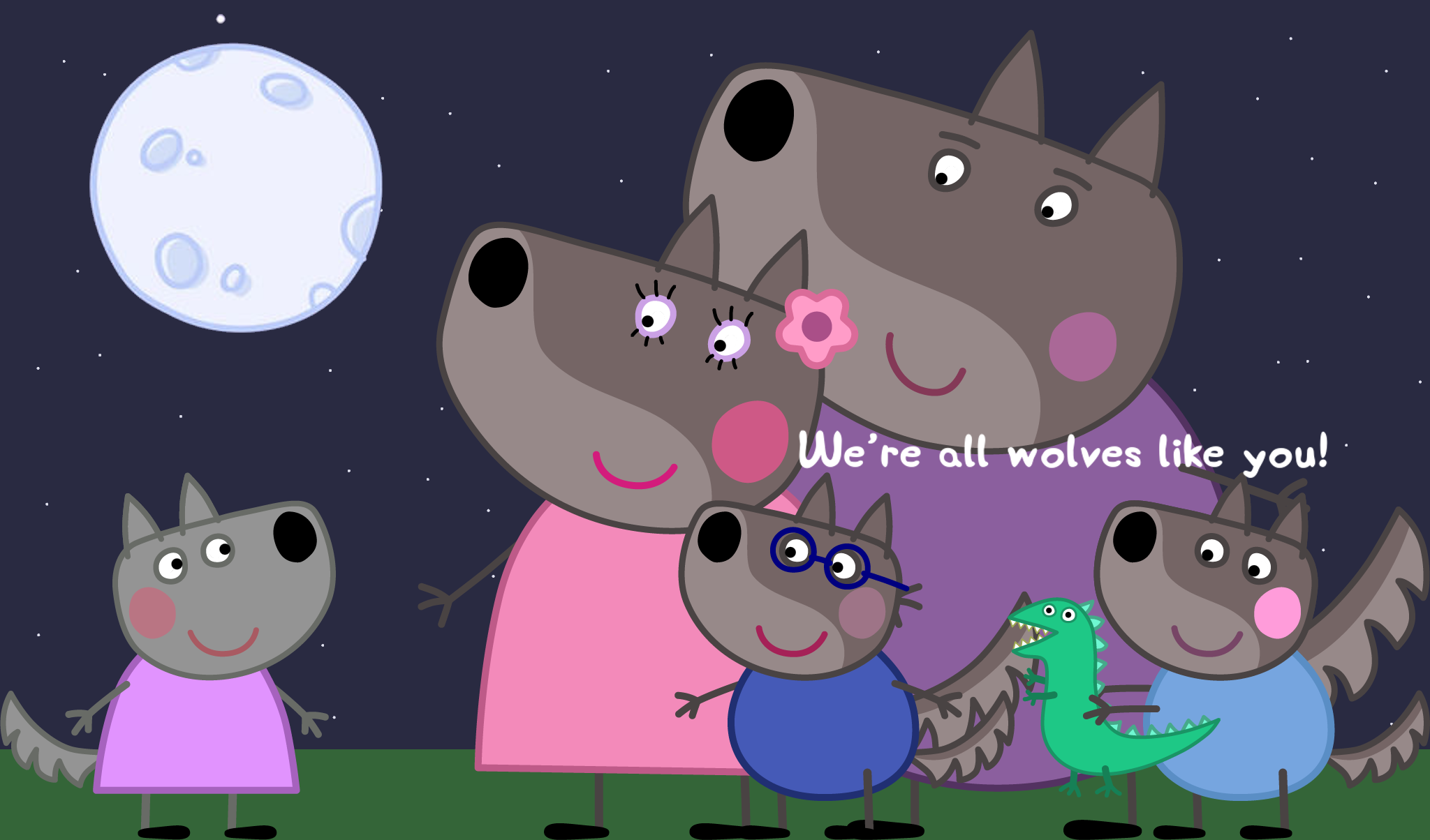 Wendy Wolf Meets Grayson Gray Wolf And His Family By PieraPigandFriends wendy-wolf-meets-grayson-gray-wolf-and-his-family-by-pierapigandfriends