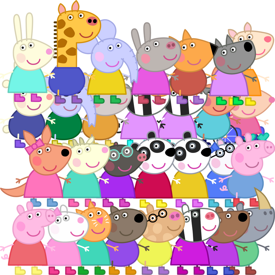 Peppa Pig George And All Their Friends In Boots By PieraPigandFriends peppa-pig-george-and-all-their-friends-in-boots-by-pierapigandfriends
