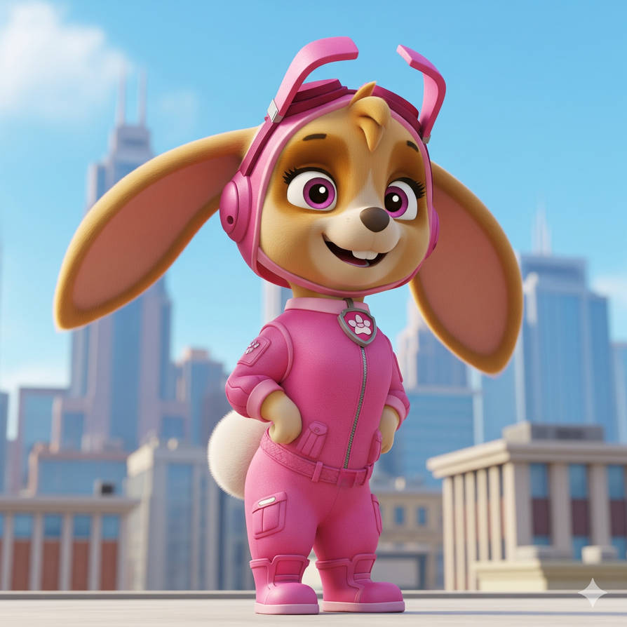 Skye the Rabbit! (Paw Patrol)(Google Gemini) by PieraPigandFriends on ...
