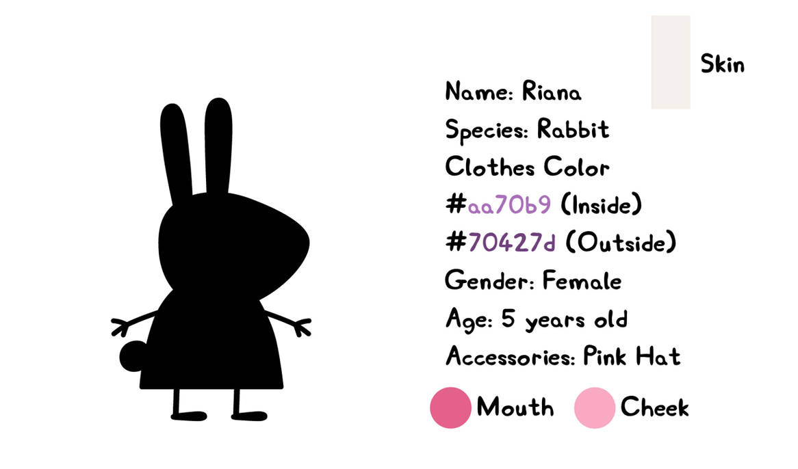 Details about Riana Rabbit! by PieraPigandFriends on DeviantArt