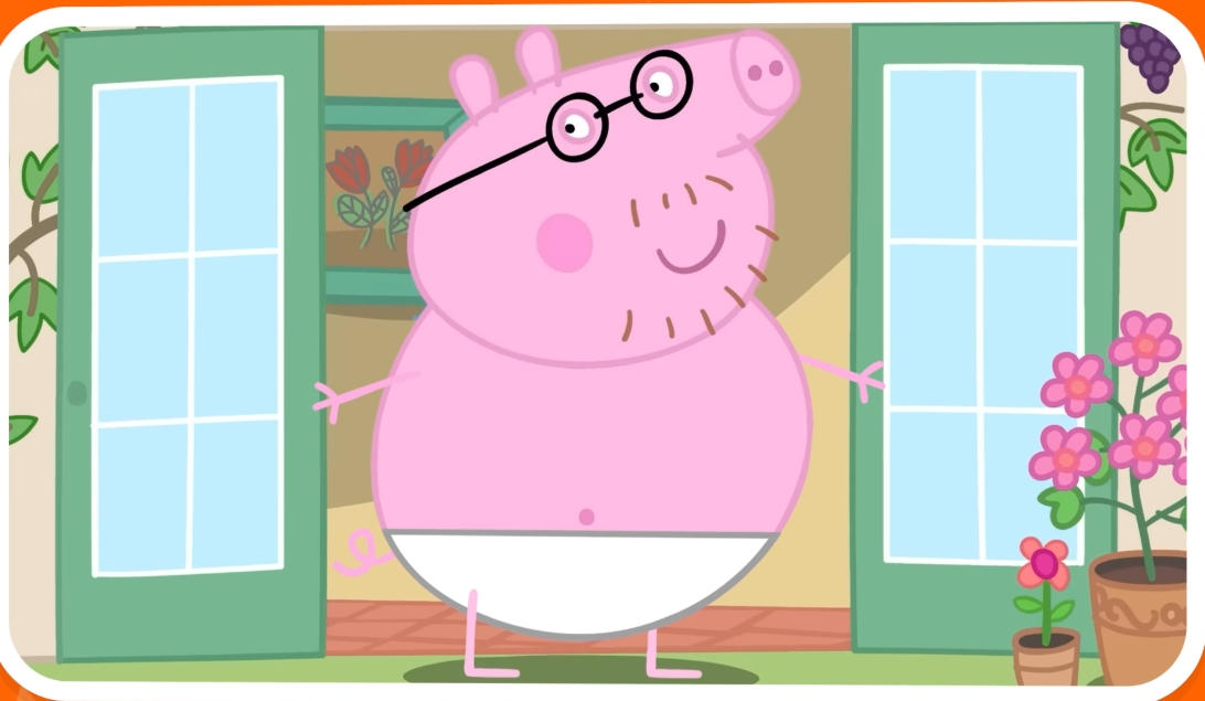 Daddy Pig Rapper Umm... what is Daddy Pig wearing?! by PieraPigandFriends on DeviantArt