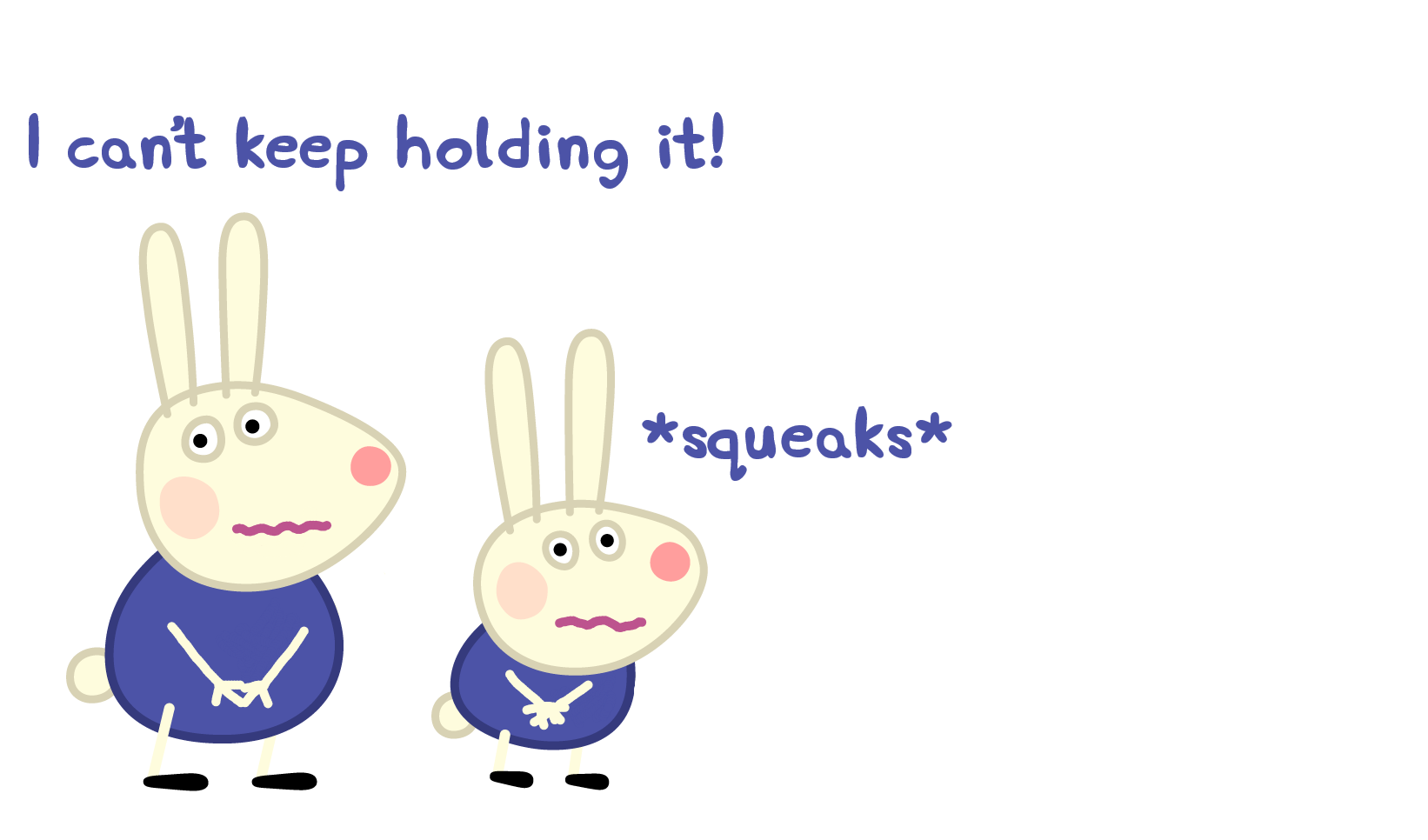 Richard Rabbit Gacha Richard Rabbit can't hold it in for much longer! by PieraPigandFriends ...