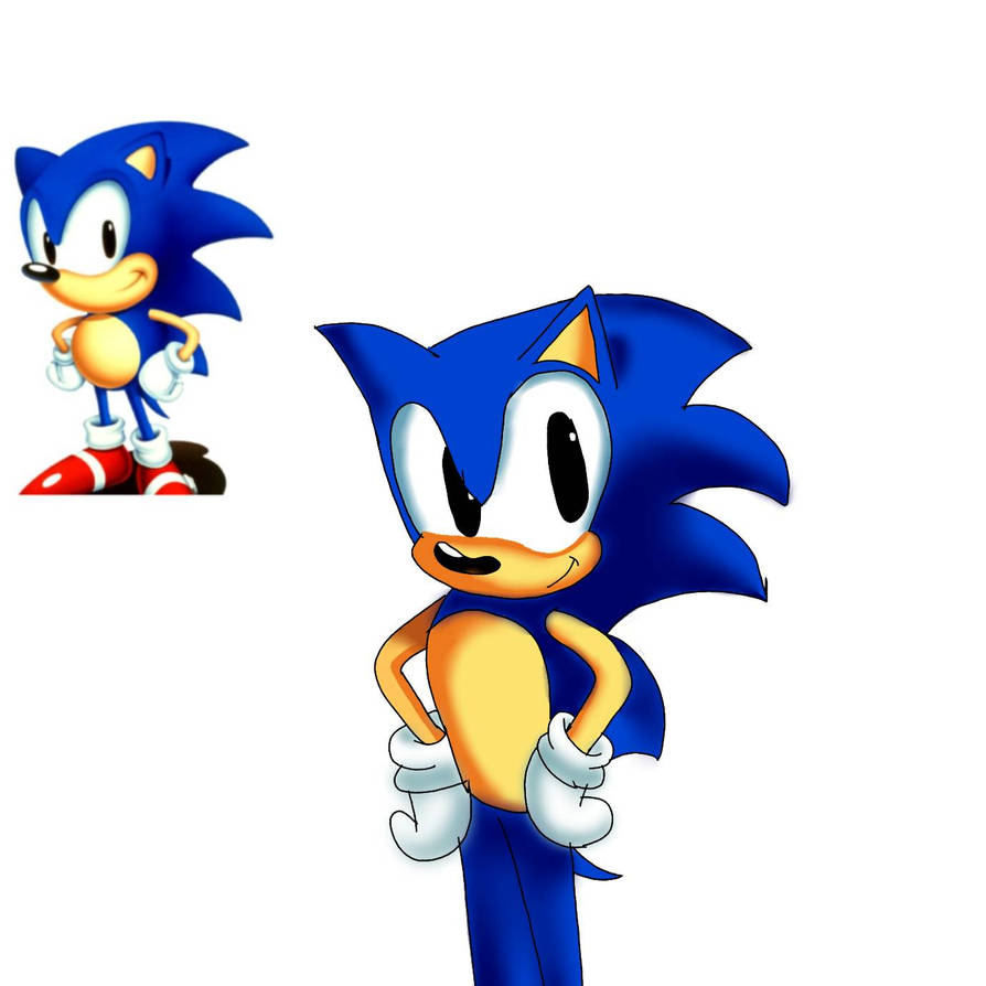 Classic Sonic by SoapShoeSonic on DeviantArt