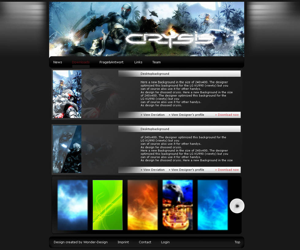 Design concept by Damn-Designs on DeviantArt