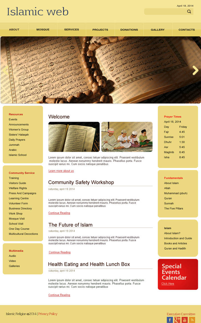 Simple Page Design by UsmanAnjum on DeviantArt