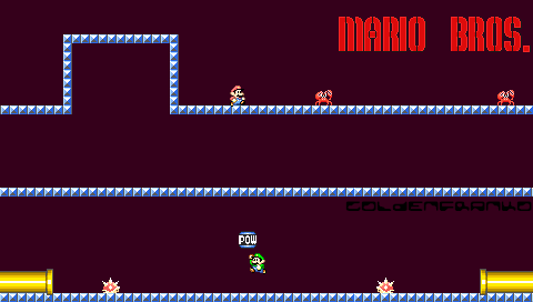 Mario Bros PSP Wallpaper