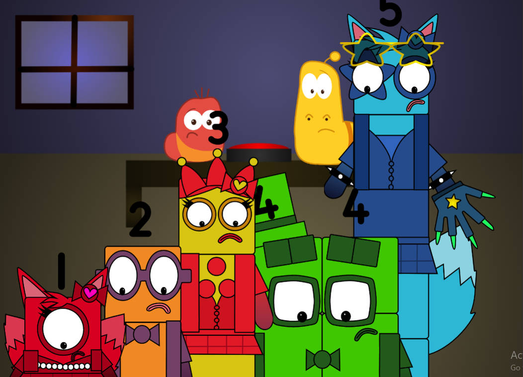 Red and Yellow dosen't like Numberblocks growing. by abedinhos on ...