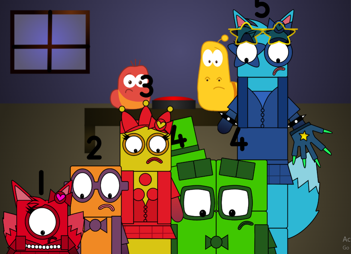 Red and Yellow dosen't like Numberblocks growing. by abedinhos on