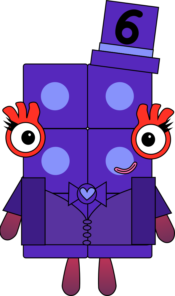 Stylized Numberblocks Six By Abedinhos On DeviantArt stylized-numberblocks-six-by-abedinhos-on-deviantart
