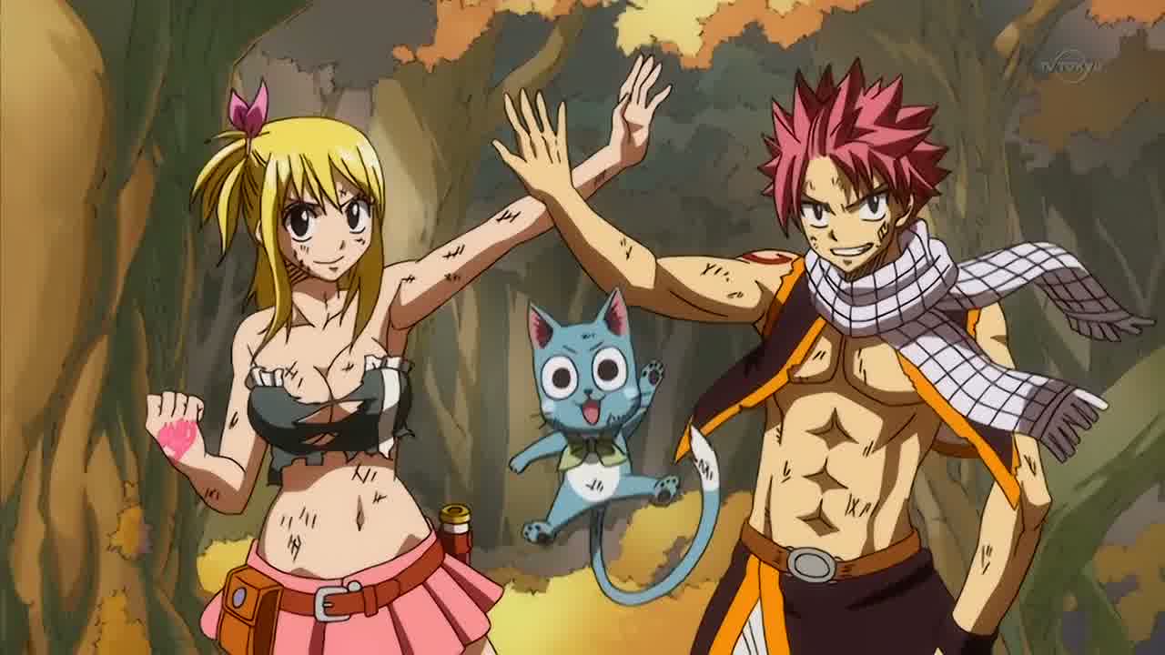 natsu lucy and happy