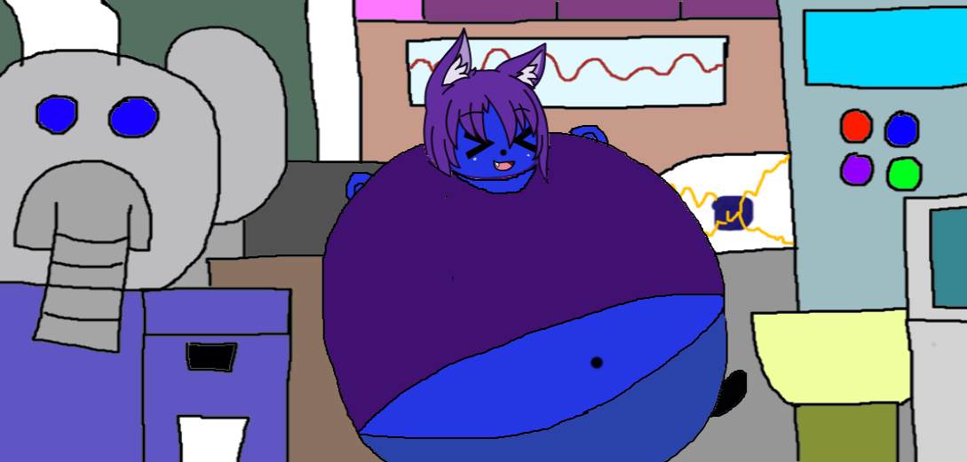 Gacha Vicky's First Blueberry Inflation 16 by WolfySweller on DeviantArt