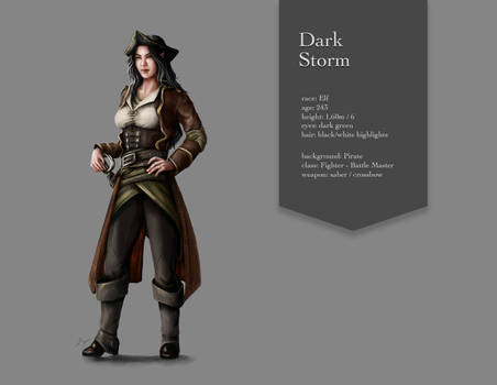 Dark Storm - DnD OC concept