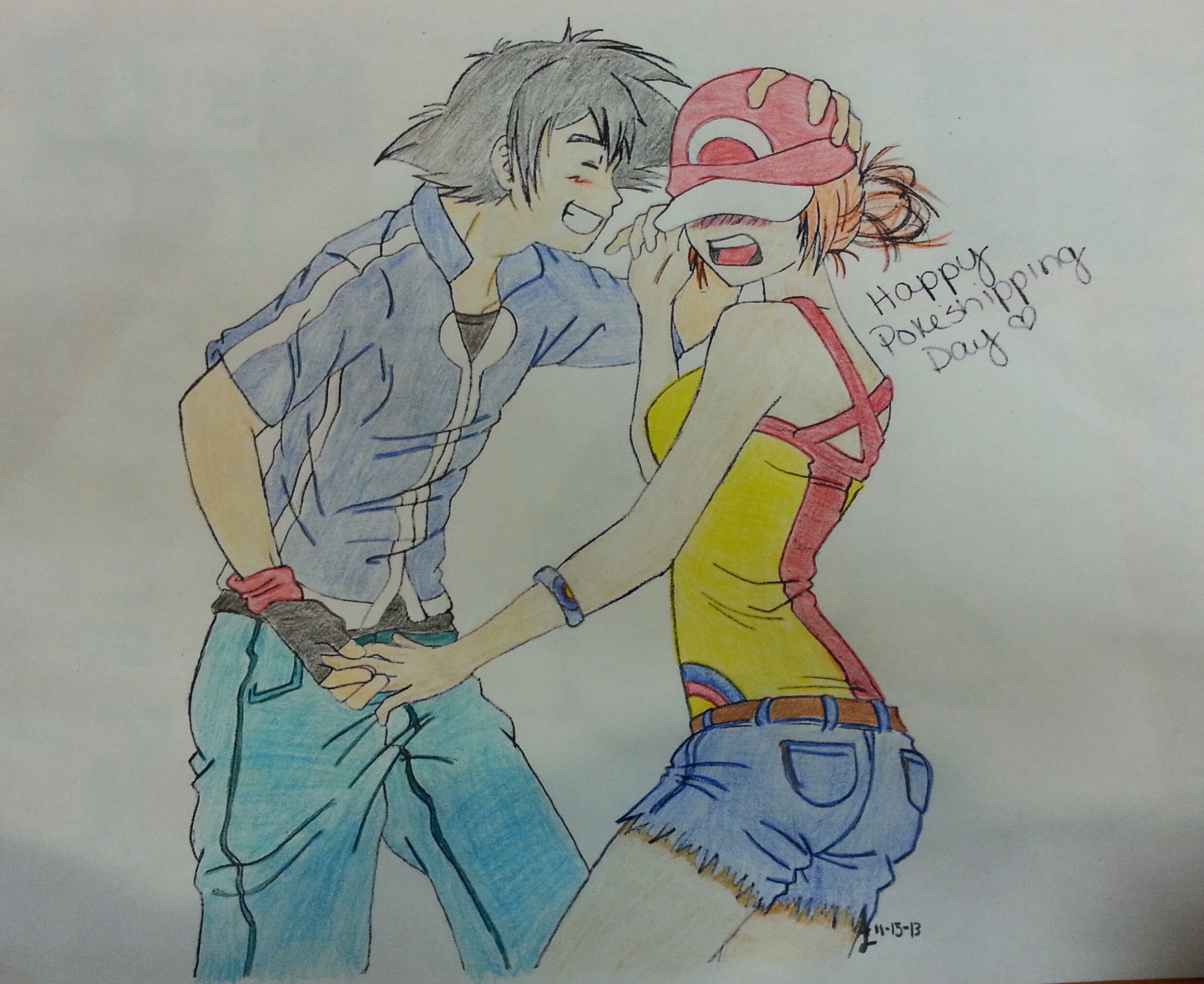 Happy PokeShipping Day~Coloured