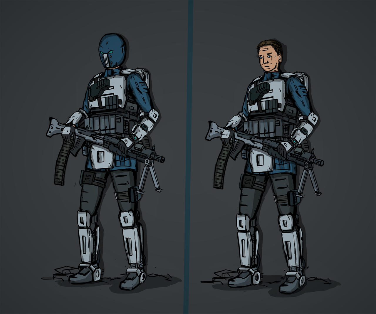 Machine Gun Character Machine Gunner by RtazAlvaro on DeviantArt