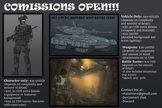 Open commissions