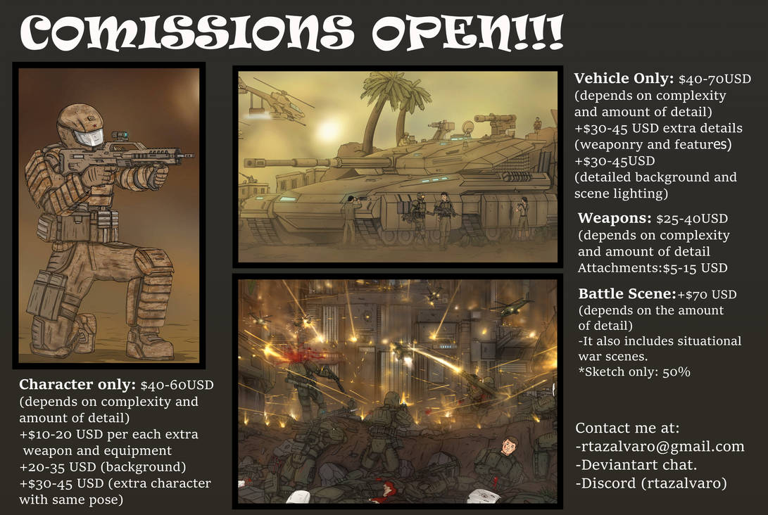 Open commissions