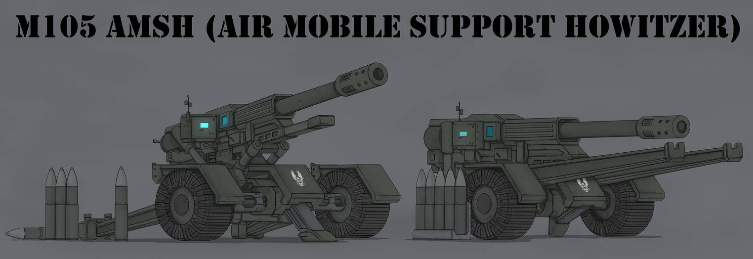 (Commission) M105 AMSH by RtazAlvaro on DeviantArt