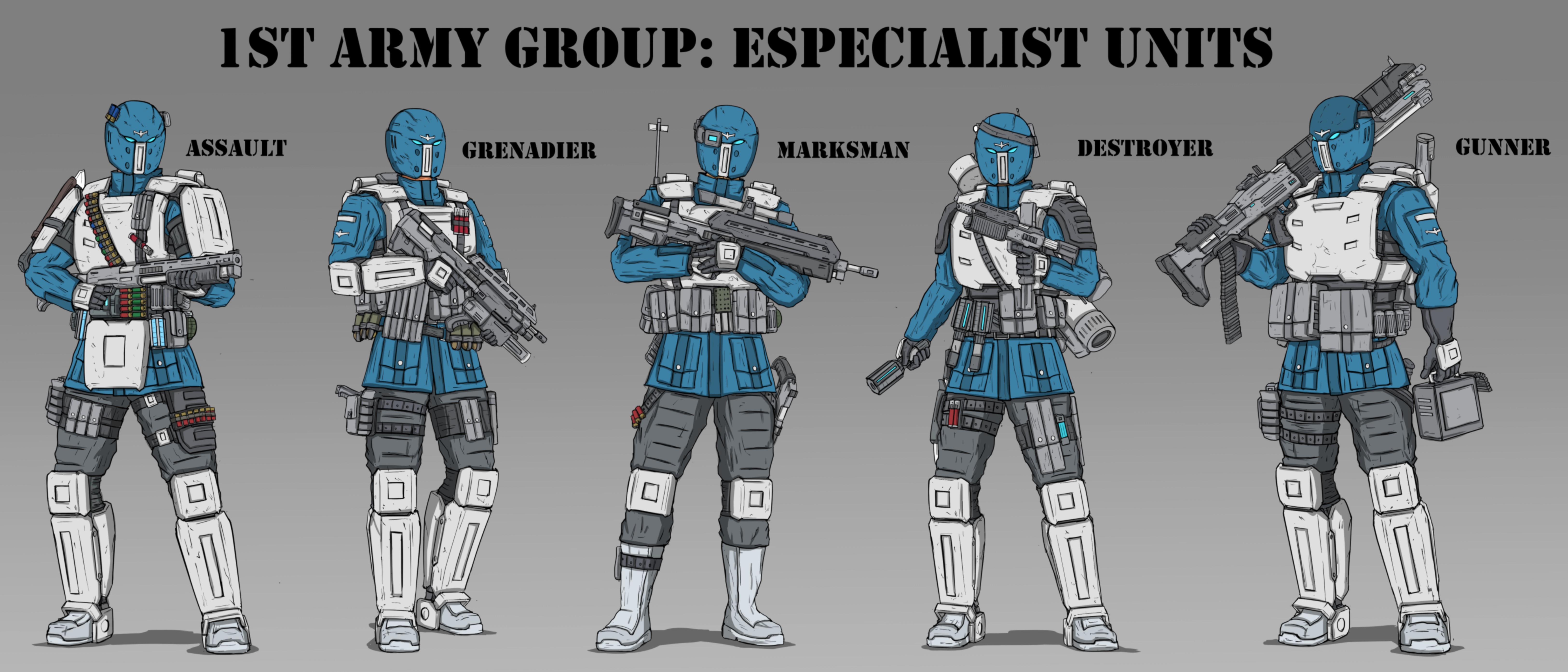 1st Army Group of the Republic: Combat Espacialist