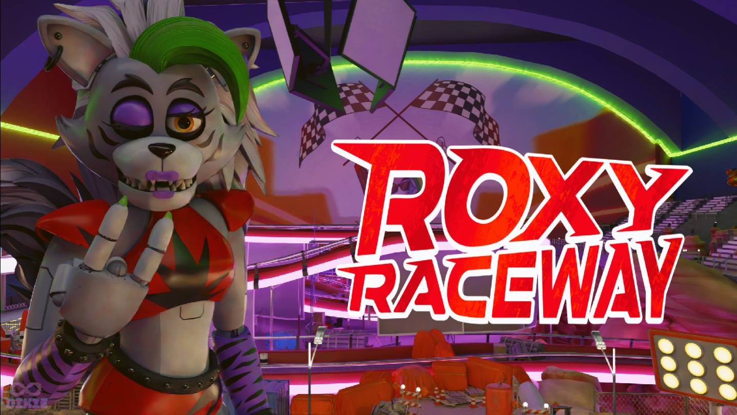 Information Sign Roxy Raceway Welcome to Roxy Raceway (Blender/FNAF) by InfiniteDixie on DeviantArt
