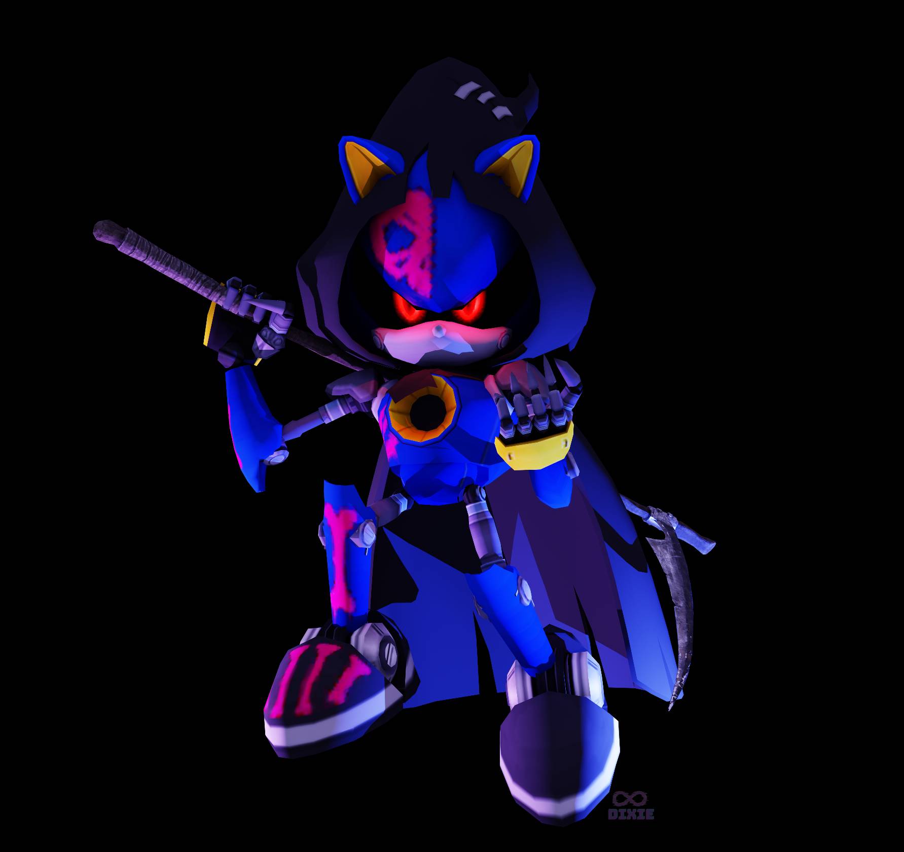 Reaper Metal Sonic (PNG) by PhamtonTv on DeviantArt