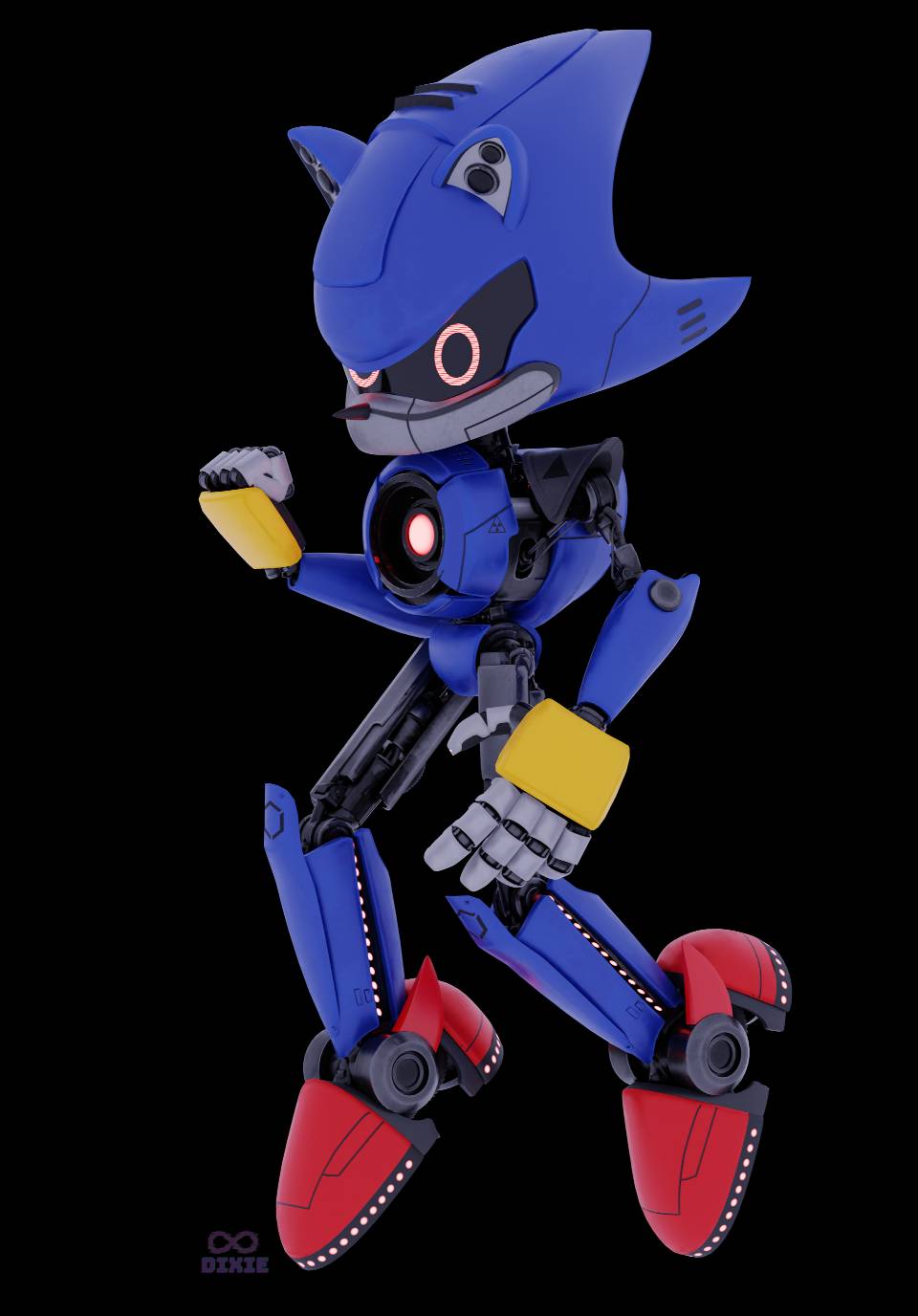 Metal Sonic 90's Vintage Render - Finished Projects - Blender Artists  Community