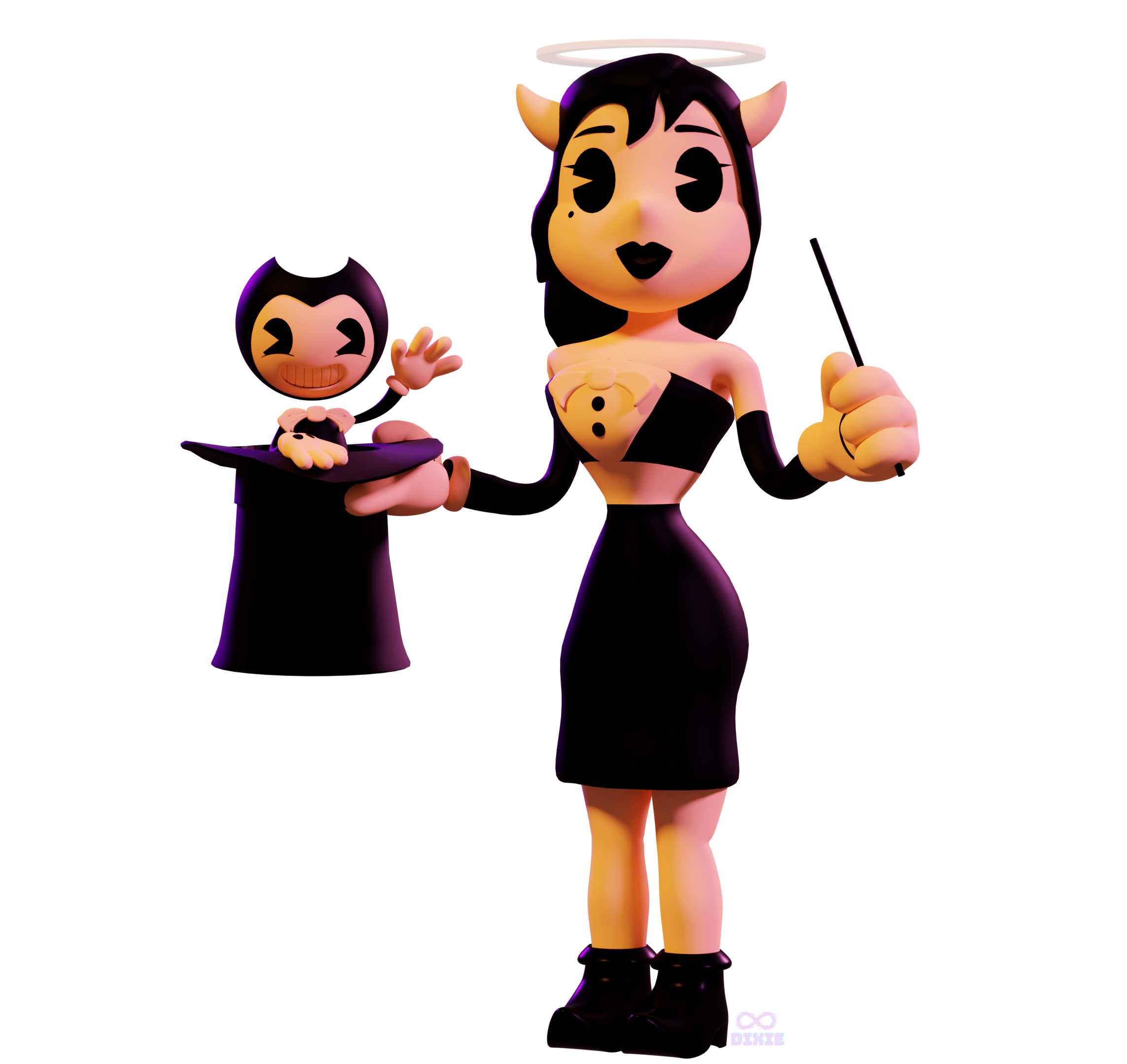 Showbiz Bendy (Blender/Bendy) by InfiniteDixie on DeviantArt