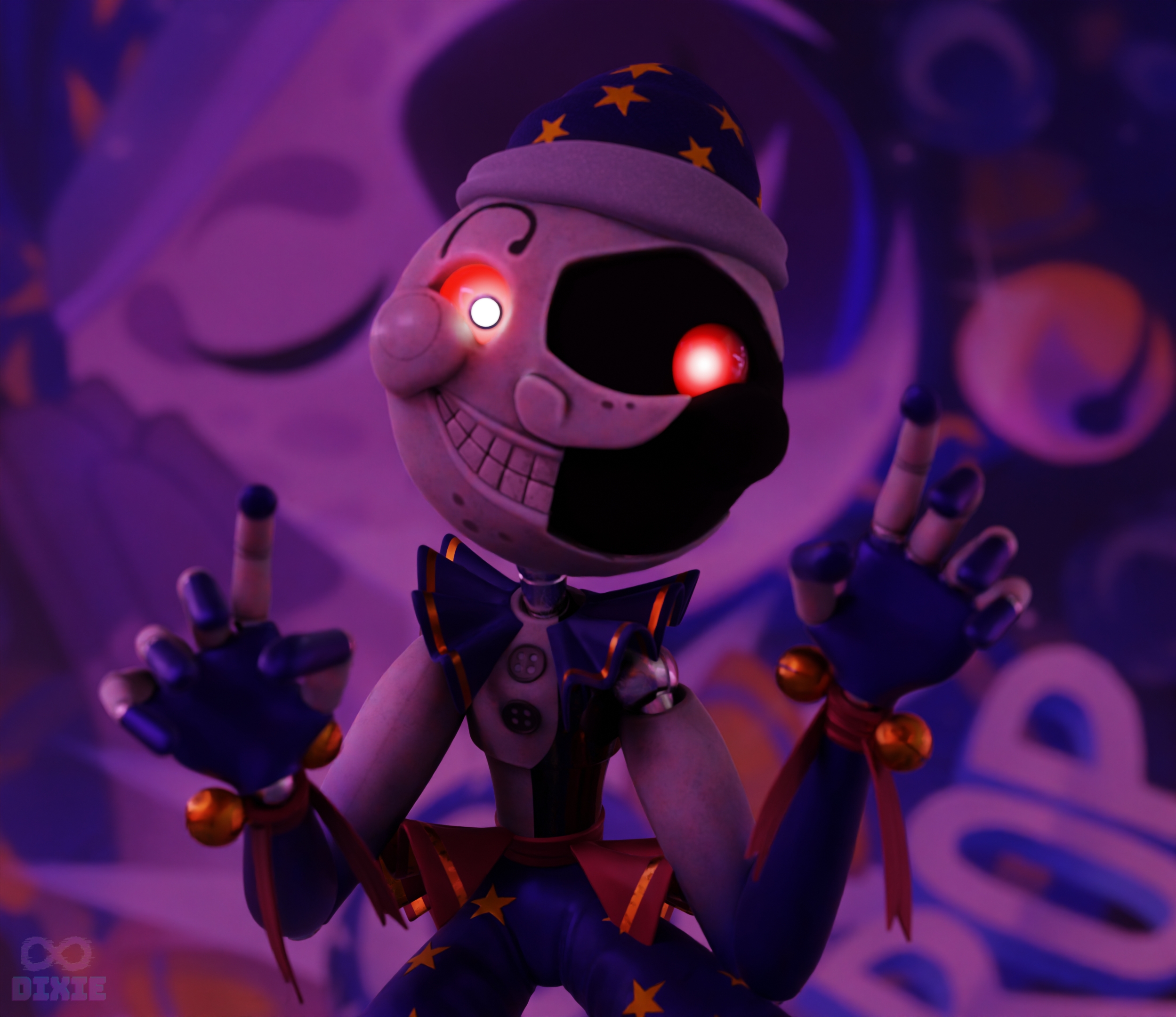 Moondrop (Blender/FNAF) by InfiniteDixie on DeviantArt