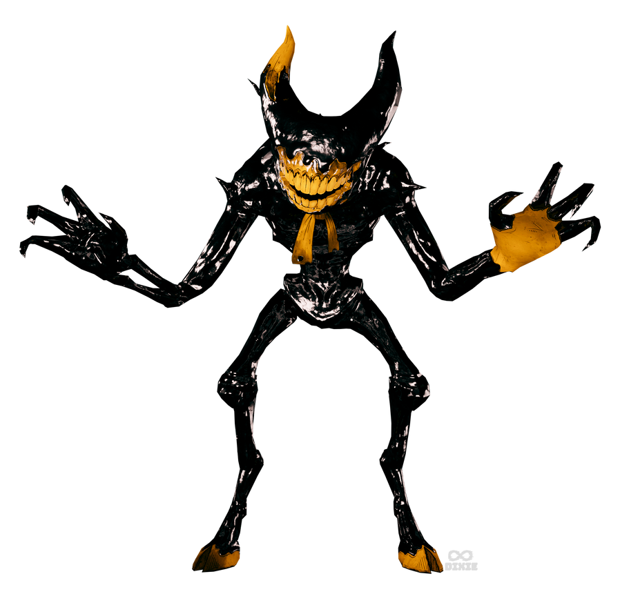 Ink Demon render (Blender/Bendy) by InfiniteDixie on DeviantArt