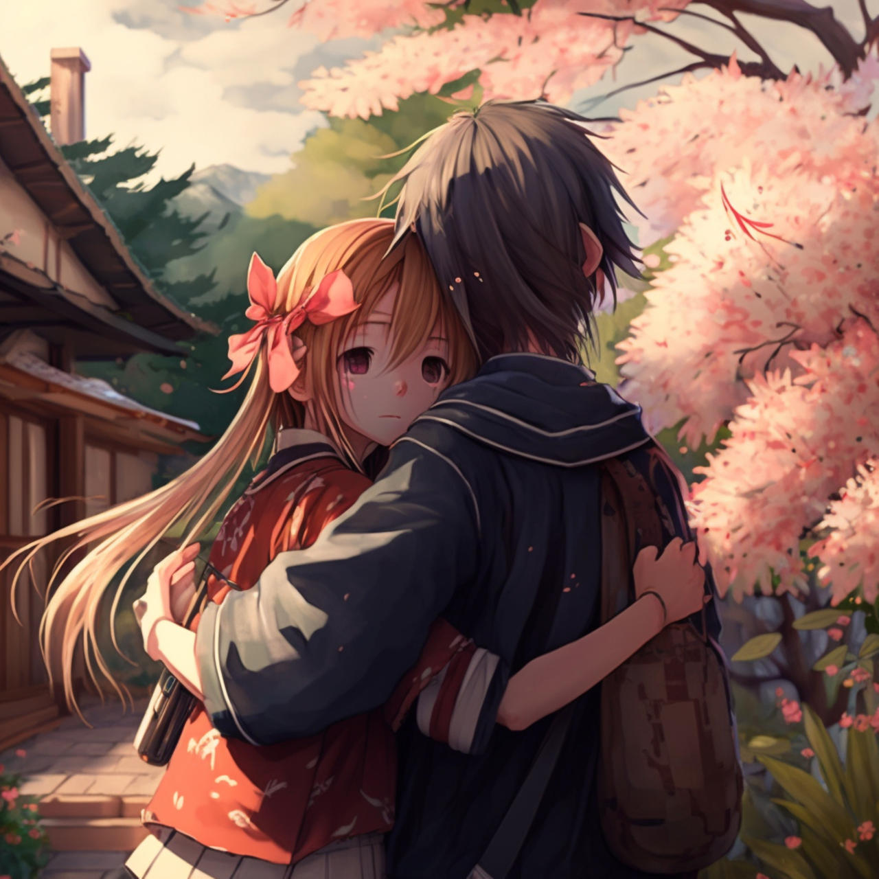 Anime hug3 by Jubaleisson on DeviantArt