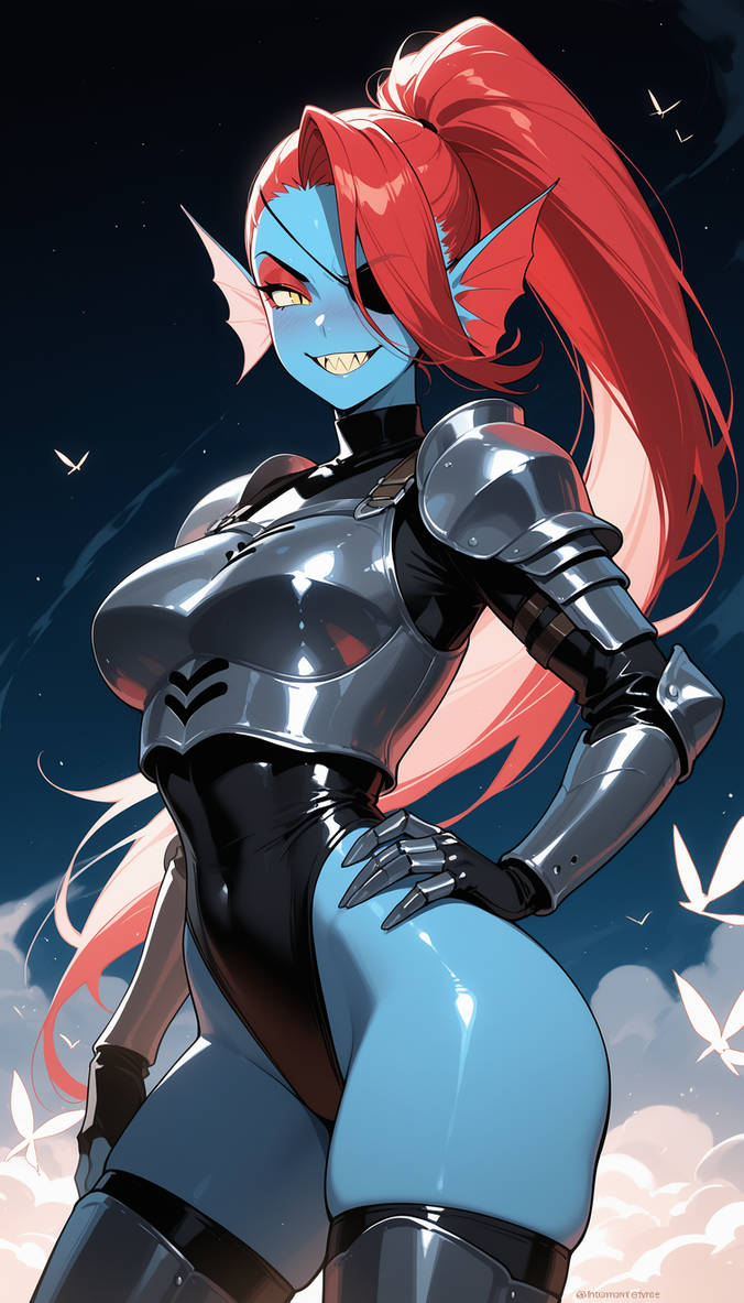 Undyne Bodybuilder Undyne by Effernetti on DeviantArt