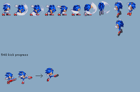 Modgen Modern Sonic V2 Sprites by MarianHedgehog on DeviantArt