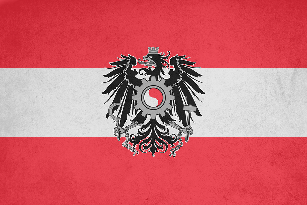 Flag of the Austrian Technocracy by ComradeMaxwell on DeviantArt