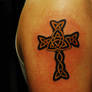 Celtic Cross with Trinity Knot