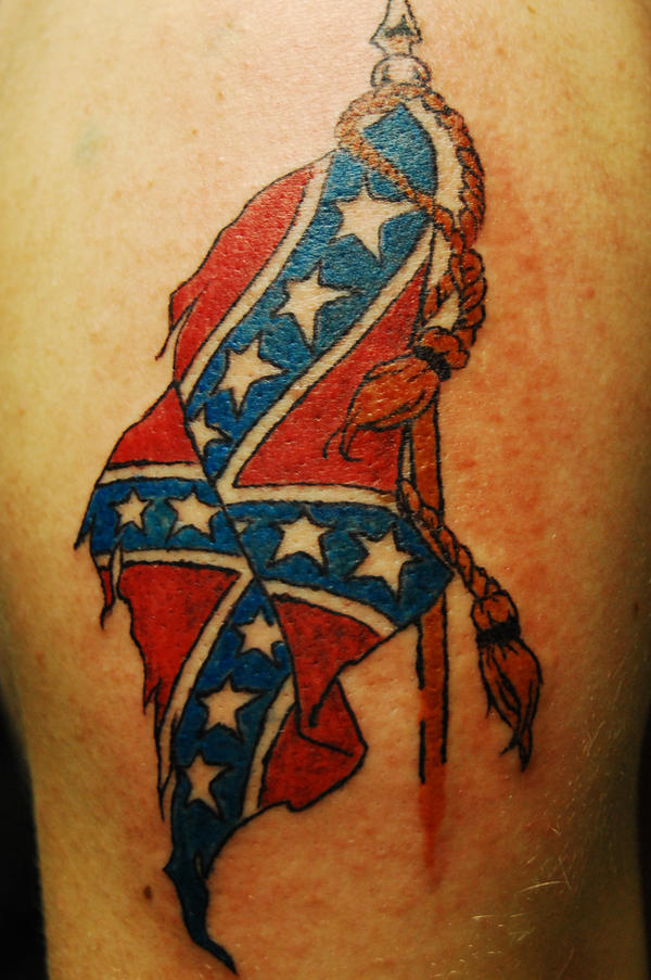 Confederate Flag Tattoo..