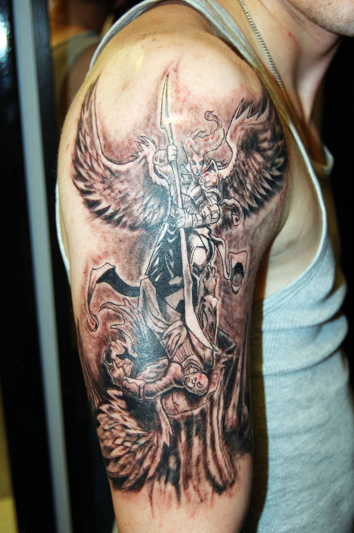 Michael an Lucifer Tattoo by WikkedOne on DeviantArt