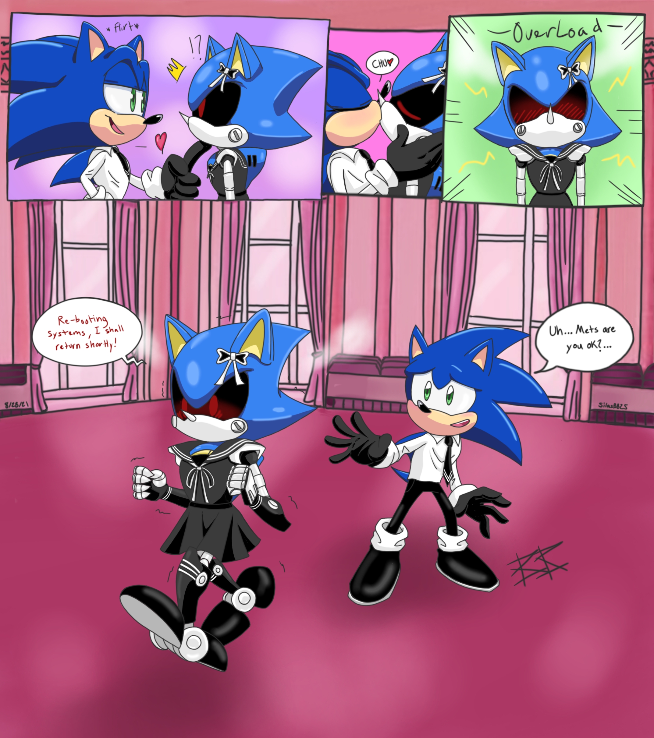 Sonic x Neo Metal Sonic by SilasBB25 on DeviantArt