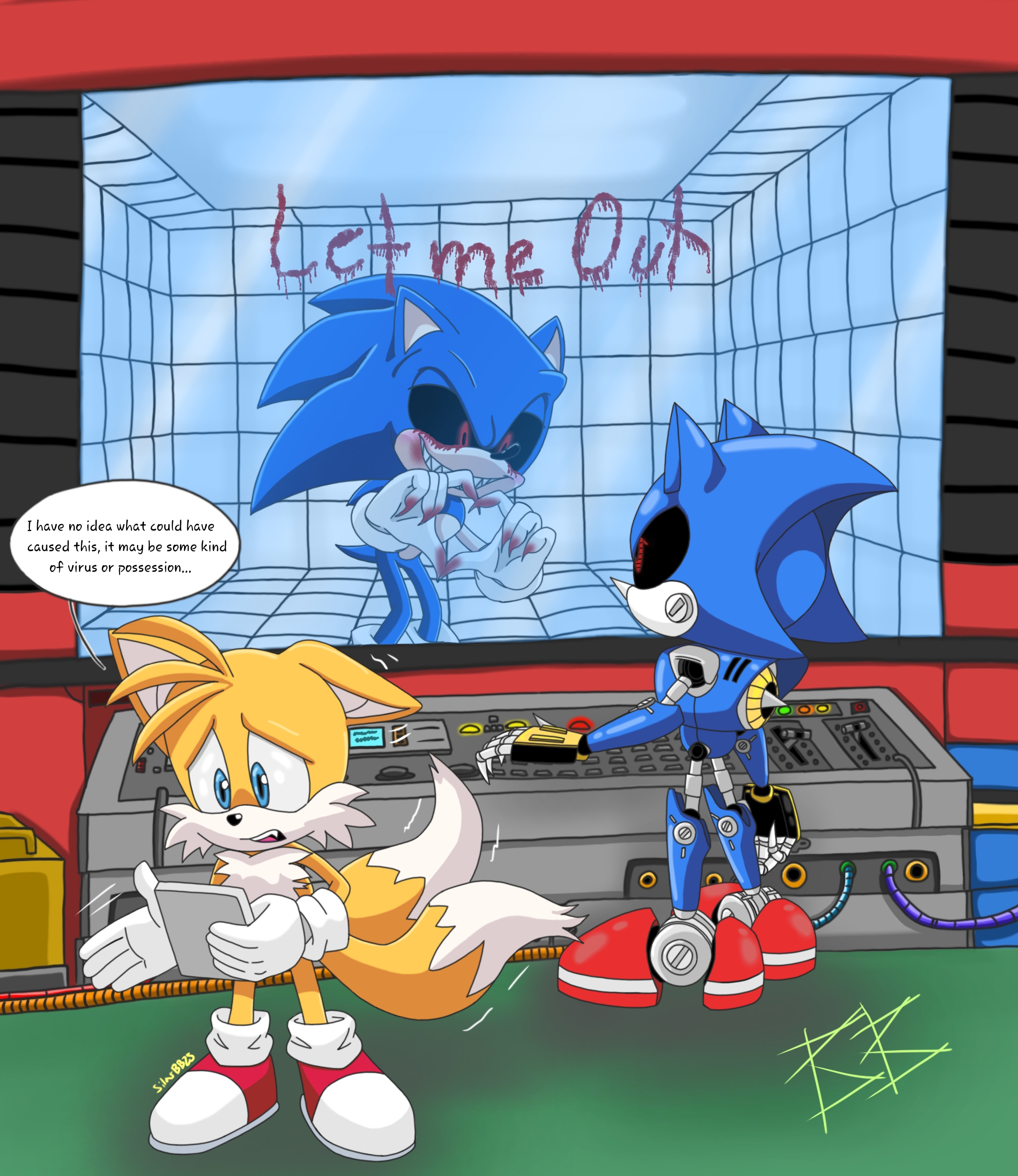 Metonic - Metal meets Sonic Exe. by SilasBB25 on DeviantArt
