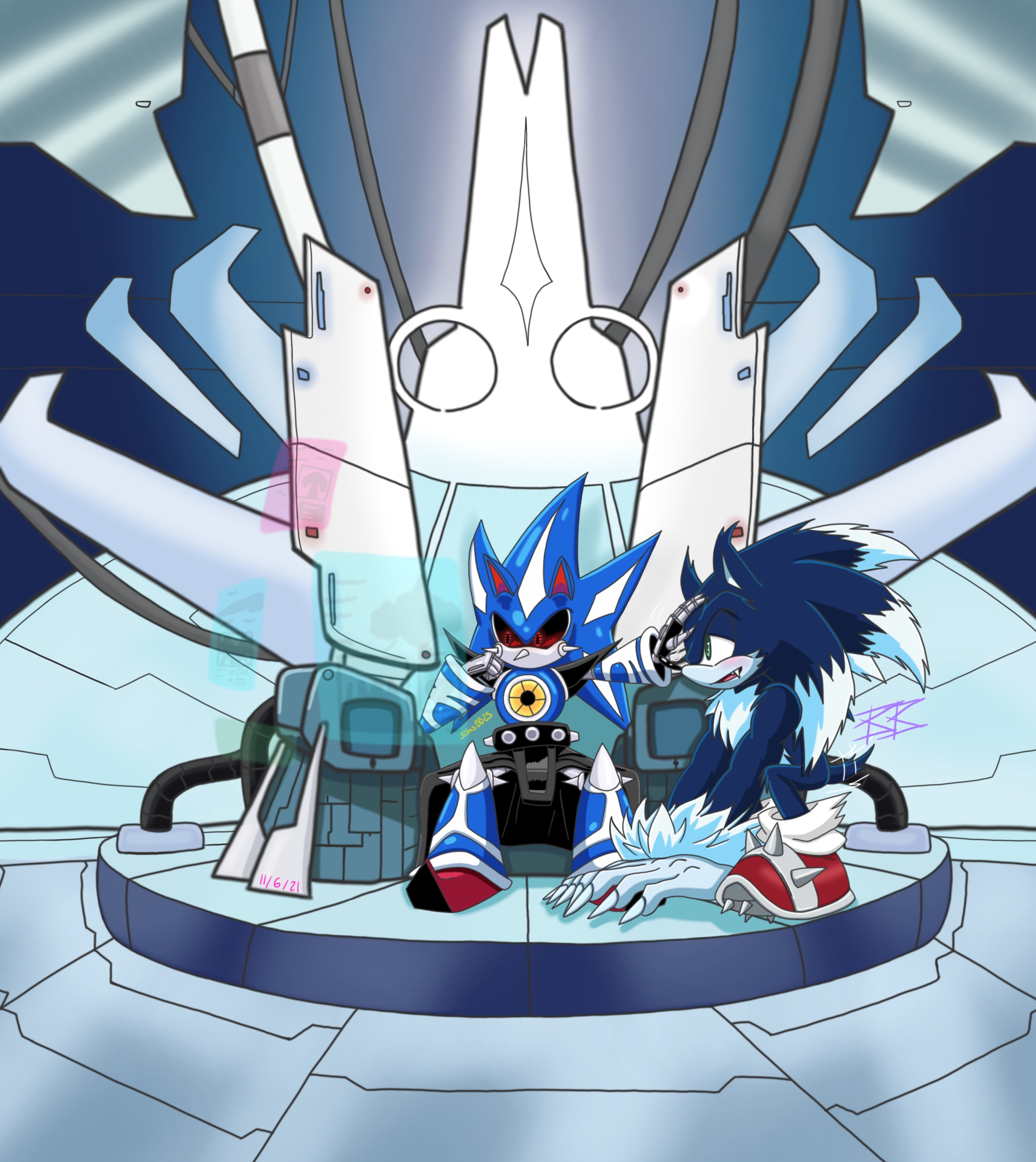 Sonic x Neo Metal Sonic by SilasBB25 on DeviantArt