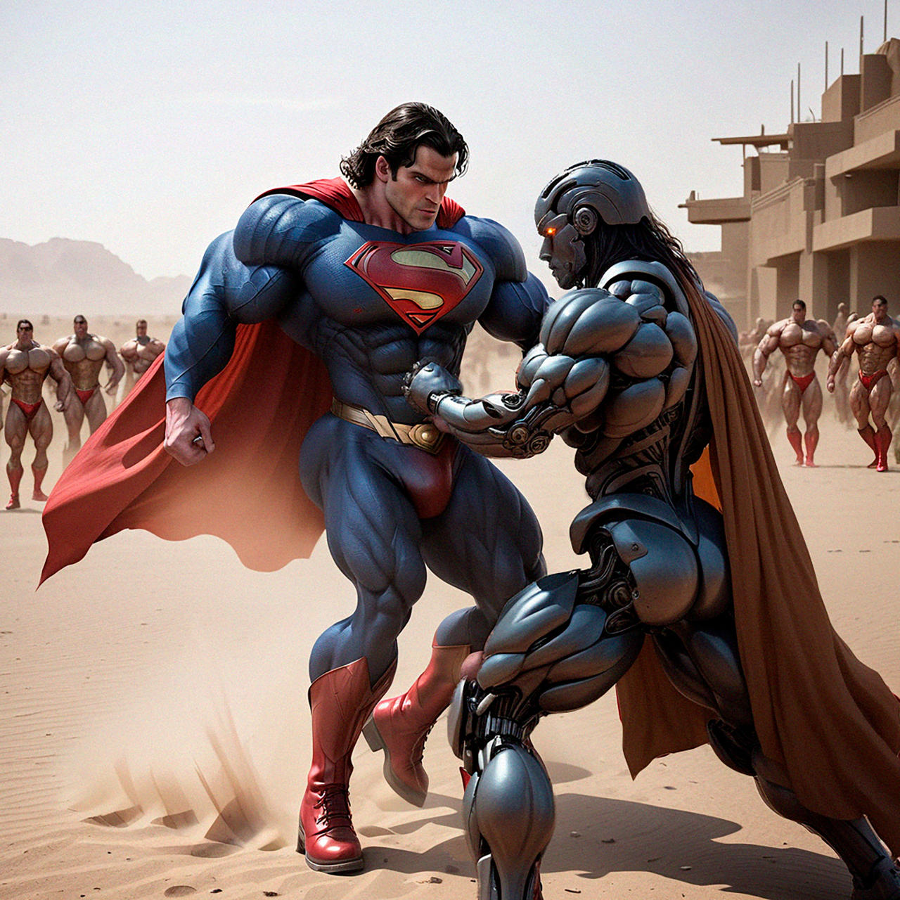 Superman Samson Superman Vs SuperBot by MightySamson on DeviantArt