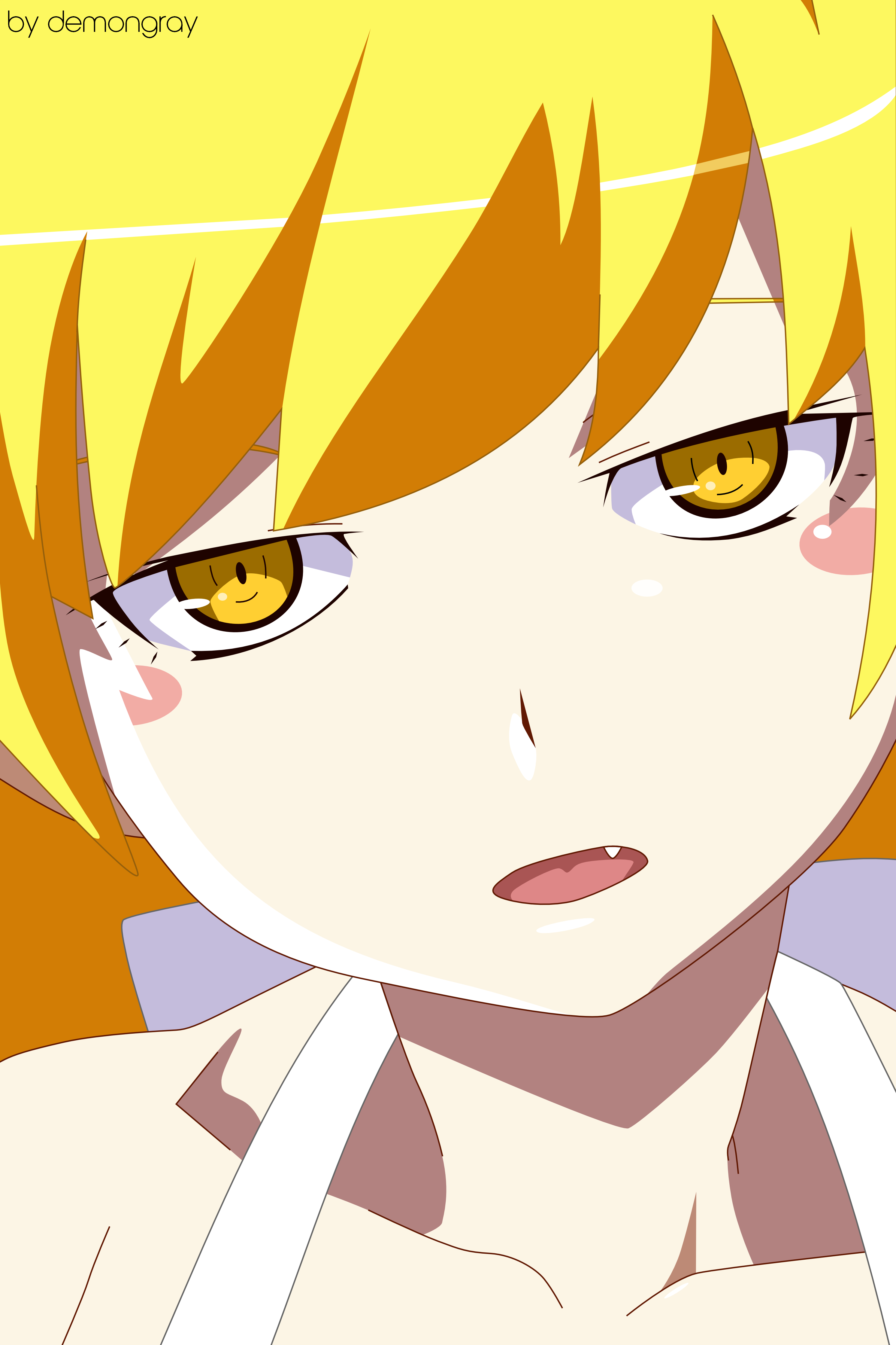 Shinobu Oshino Vector Art IV