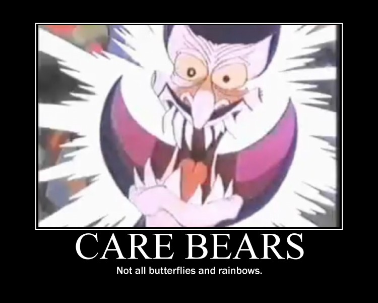 Care Bears demotivational